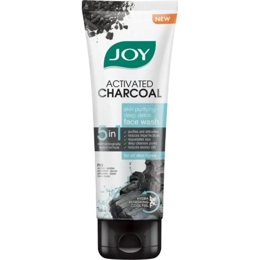 Joy Activated Charcoal Skin Purifying Deep Detox Face Wash 150 ml