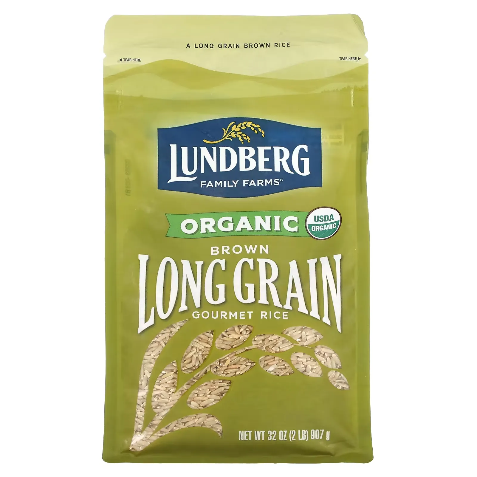 Organic Brown Long Grain Gourmet Rice, 32 oz (907 g)