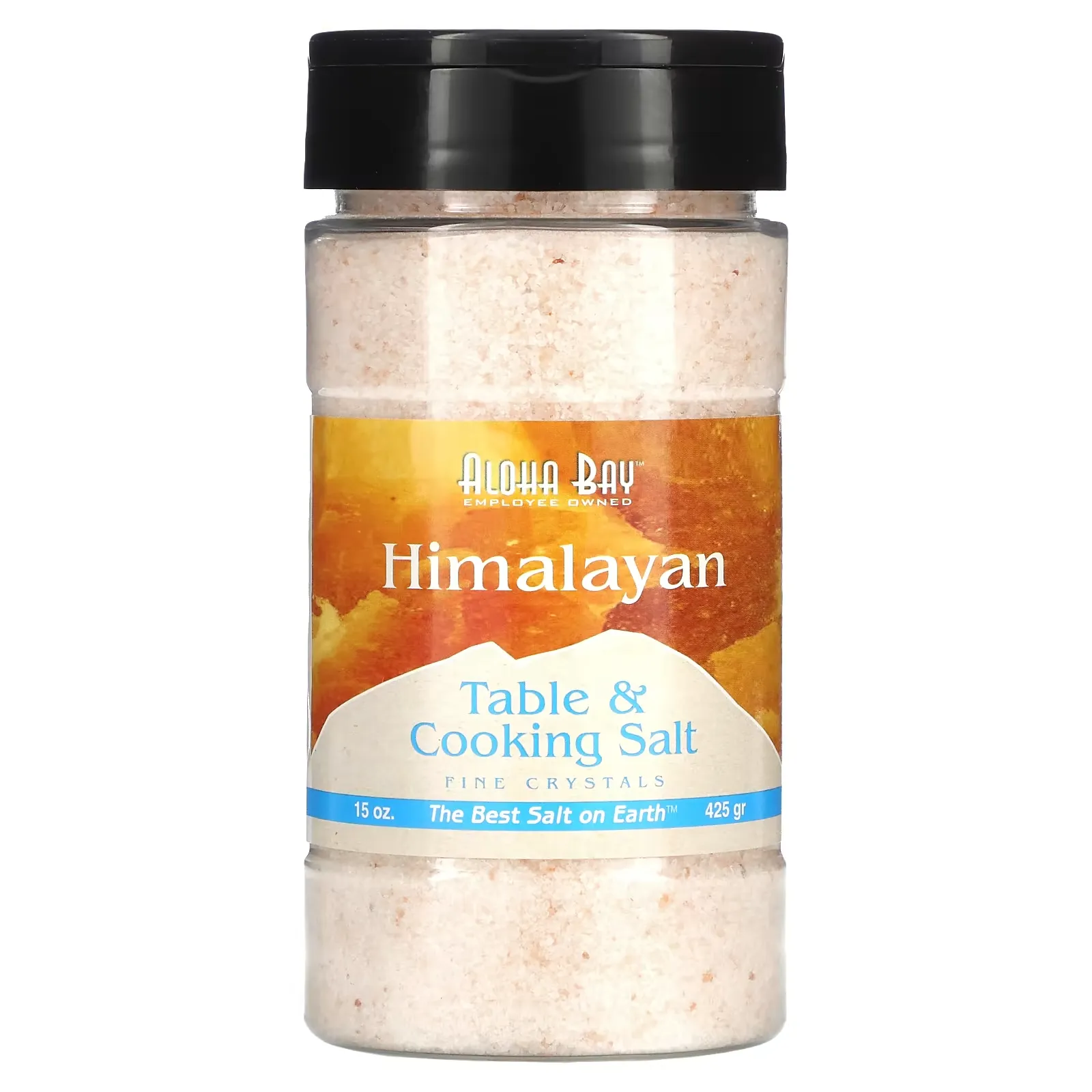 Himalayan Table & Cooking Salt, Fine Crystals, 15 oz (425 g)