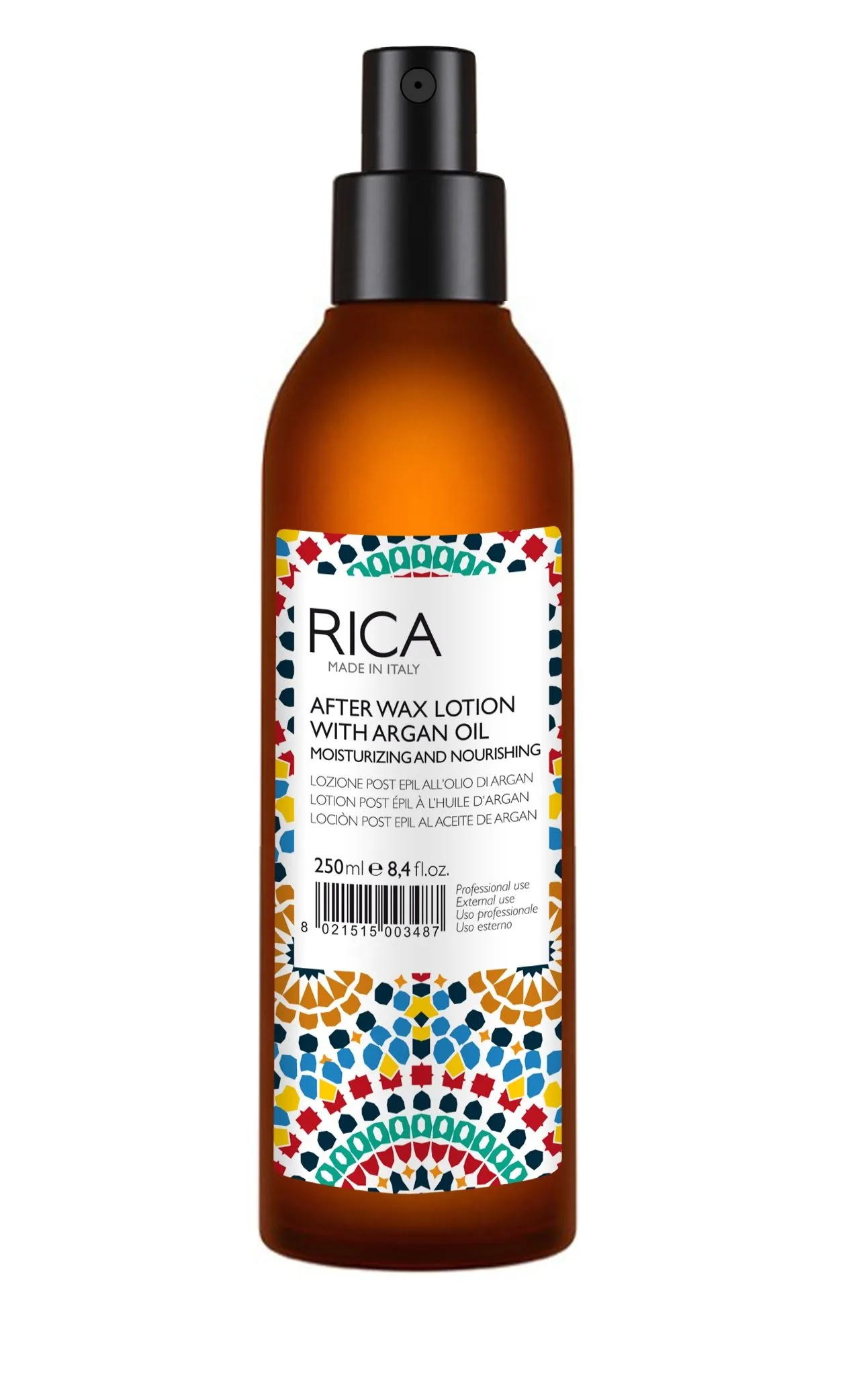 Rica After Wax Lotion Moisturizing & Nourishing With Argan Oil