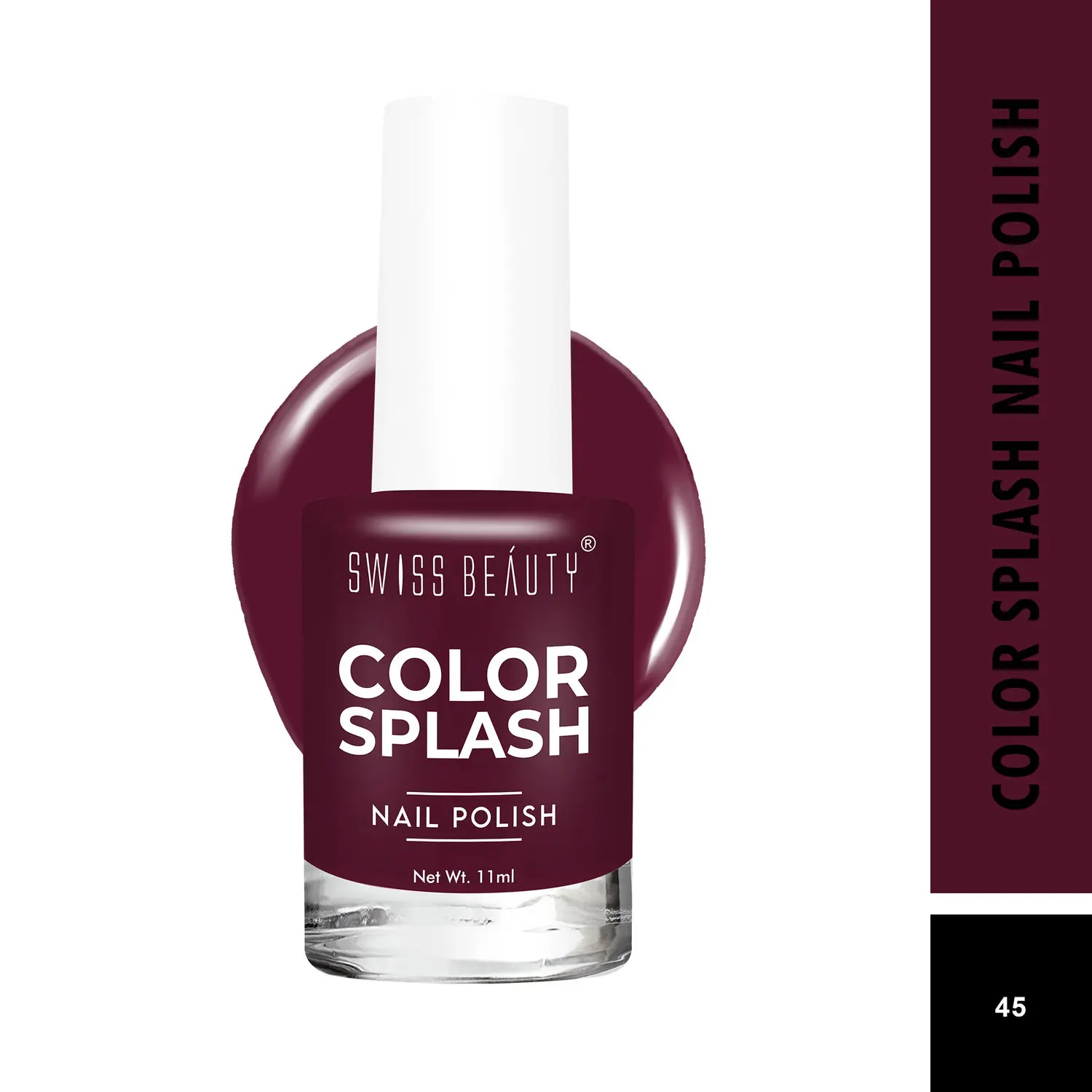 Swiss Beauty Color Splash Nail Polish Shade-45 (11 ml)