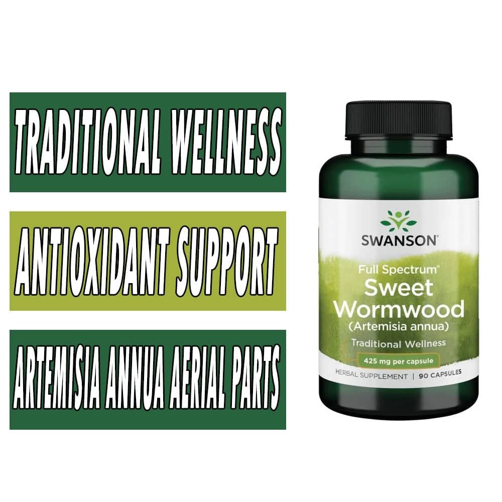 Swanson Full Spectrum Sweet Wormwood (Artemisia annua) - 425 mg - 90 Caps