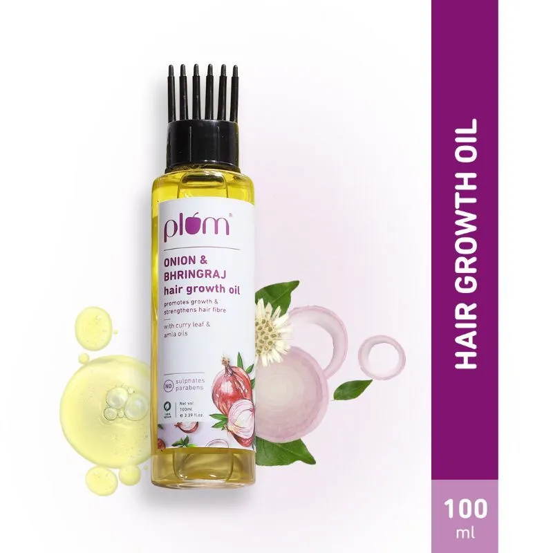 Plum Onion And Bhringraj Hair Growth Oil