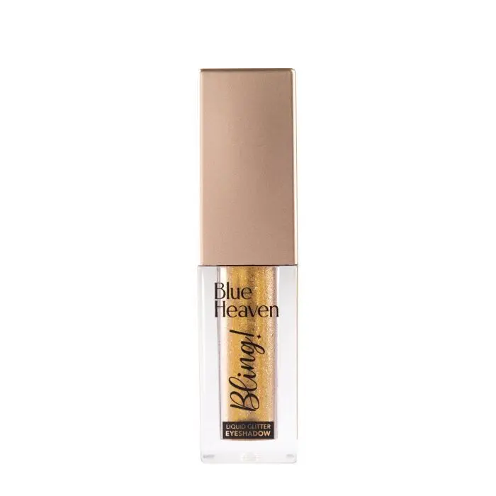 Blue Heaven Bling Liquid Glitter Eyeshadow - 01 Golden Limelight