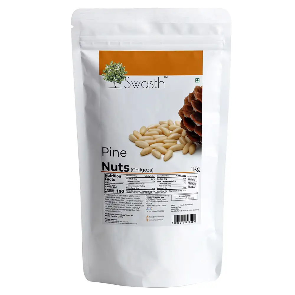 Swasth Pine Nuts,  Unflavoured  1 kg