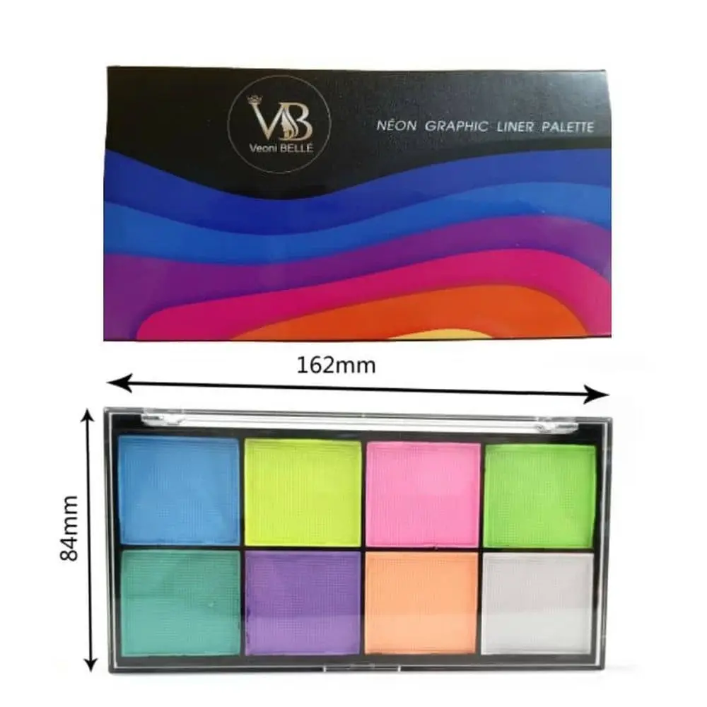 Veoni Belle Water Activated Eyeliner Color Palatte - 1 Pastel