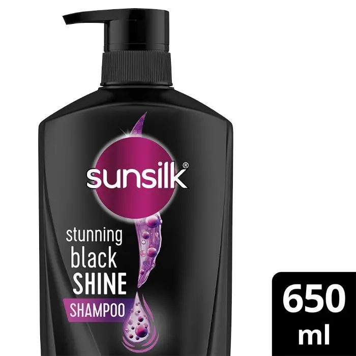 Sunsilk Stunning Black Shine Shampoo, 650 ml