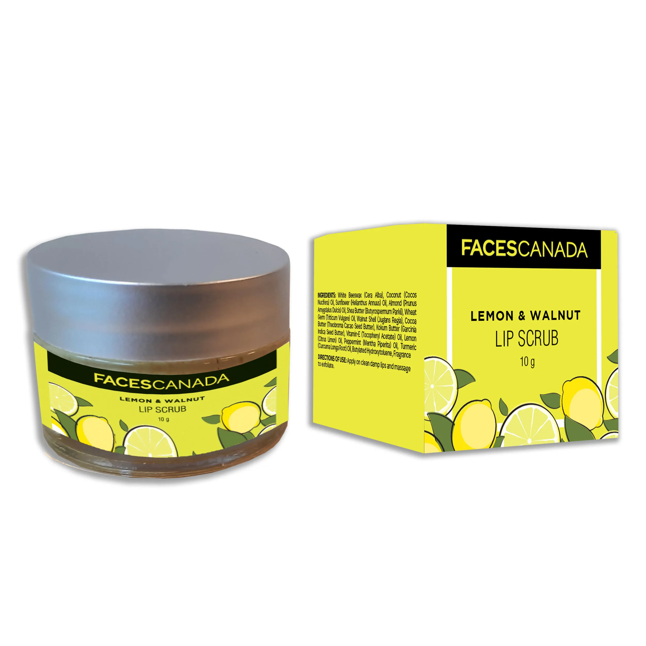 Faces Canada Lemon & Walnut Lip Scrub - Na