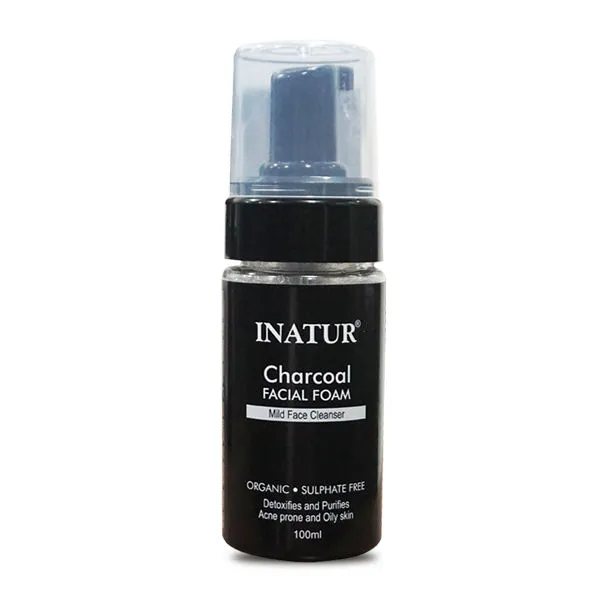 Inatur Charcoal Facial Foam