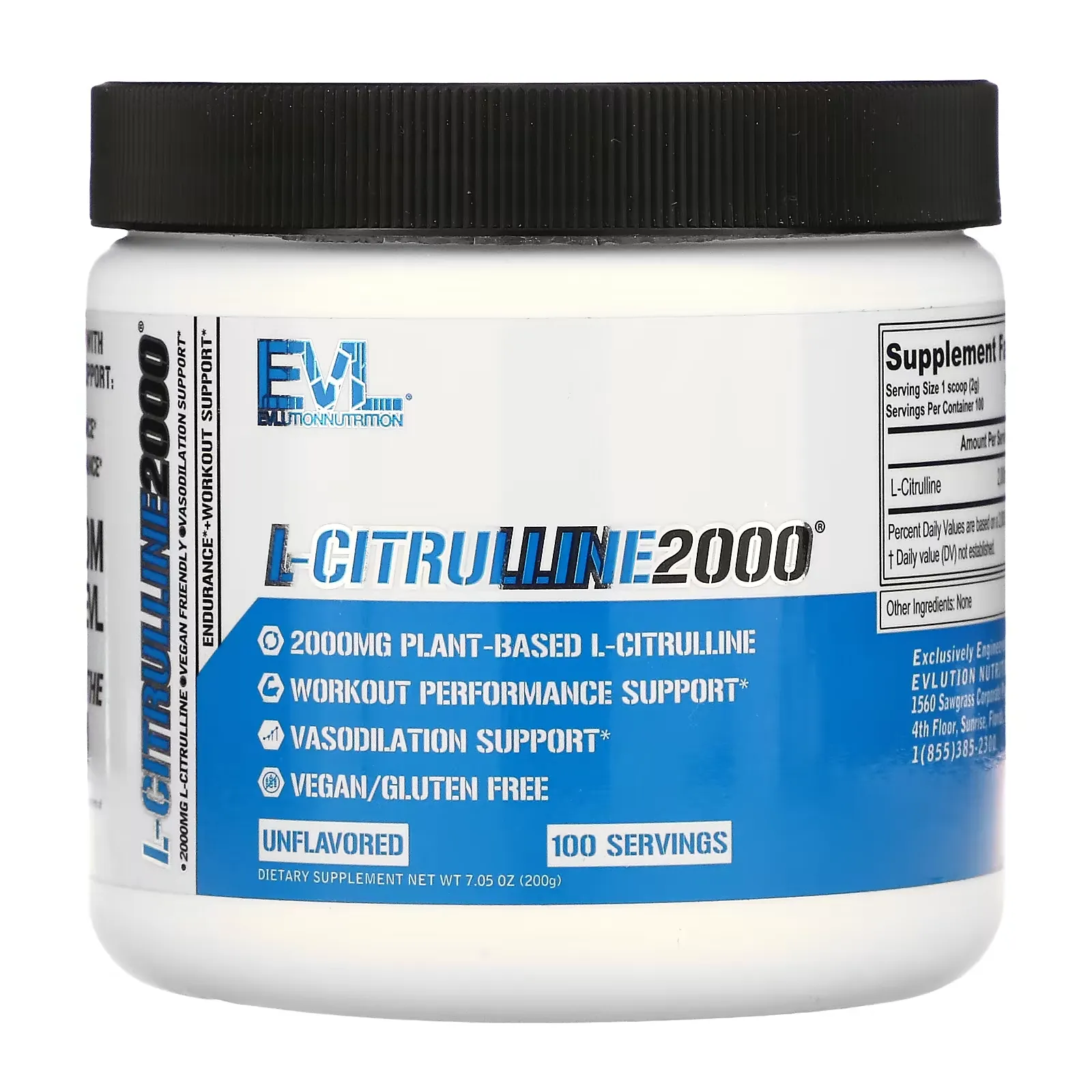 L-CITRULLINE2000, 7.5 oz (200 g)