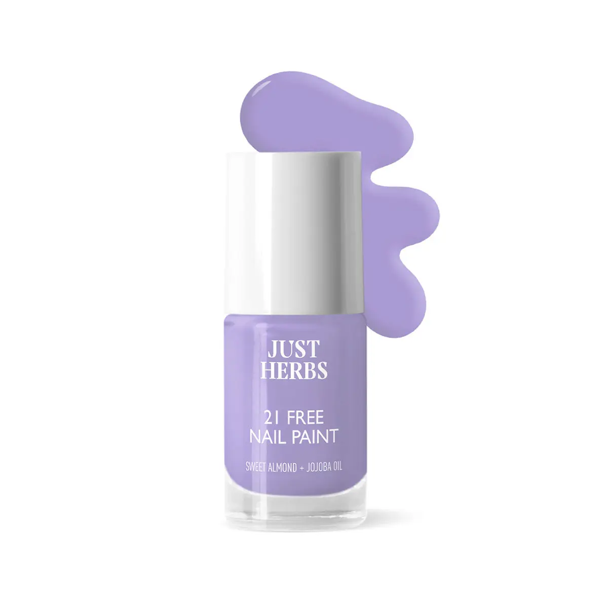 Just Herbs Nail Polish 21 Chemical Free Formula, Quick Dry, Glossy, Orchid Bloom -6ml