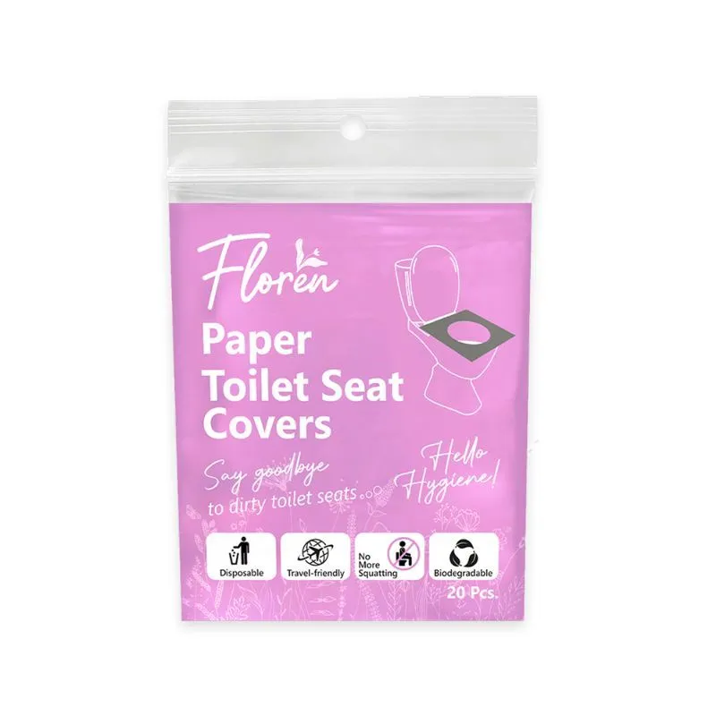 Floren Disposable Toilet Seat Covers 20 Sheets