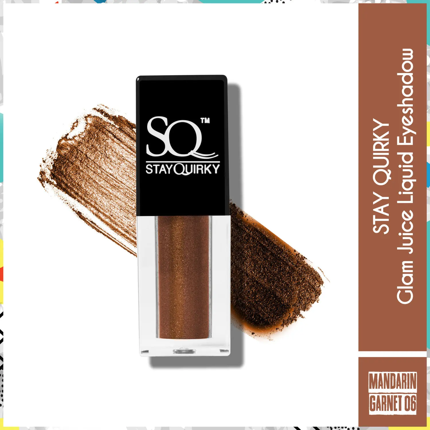 Stay Quirky Glam Juice Liquid Eyeshadow - Mandarin Garnet 06 (2.6 ml)