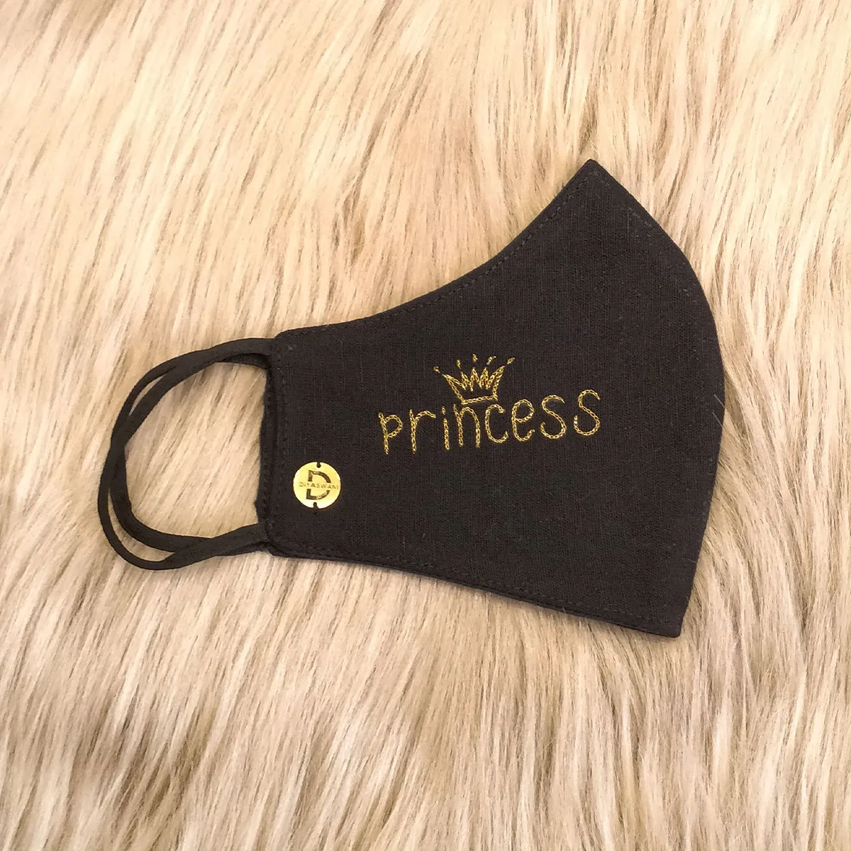 Diya Aswani Black Princess Mask(1 pcs)