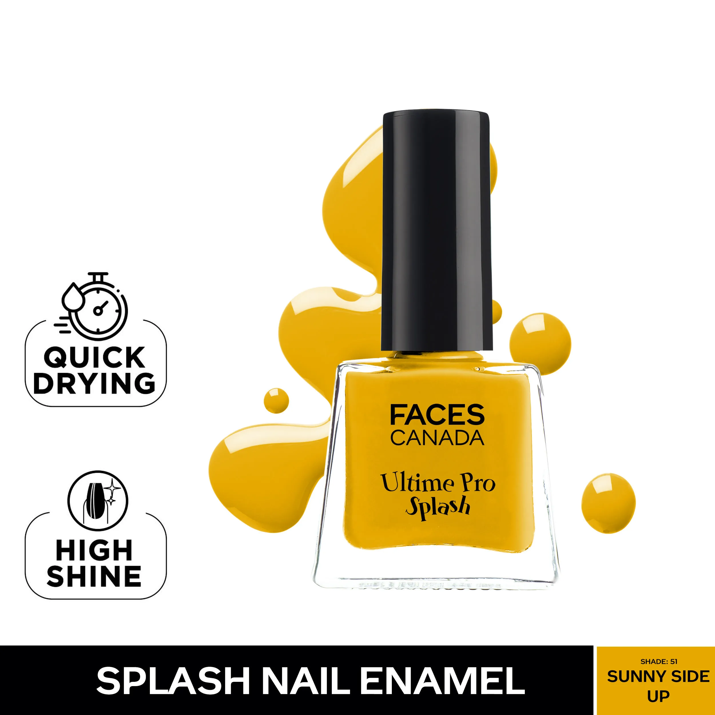 Faces Canada Ultime Pro Splash Nail Enamel - Sunny Side Up 51