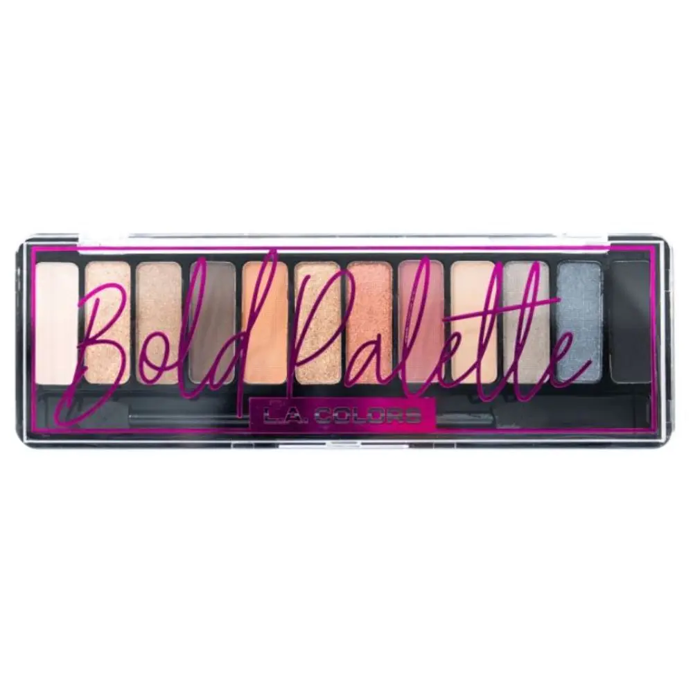 L.A. Colors 12 color enchanting eyeshadow palette stocking suffer - Bold