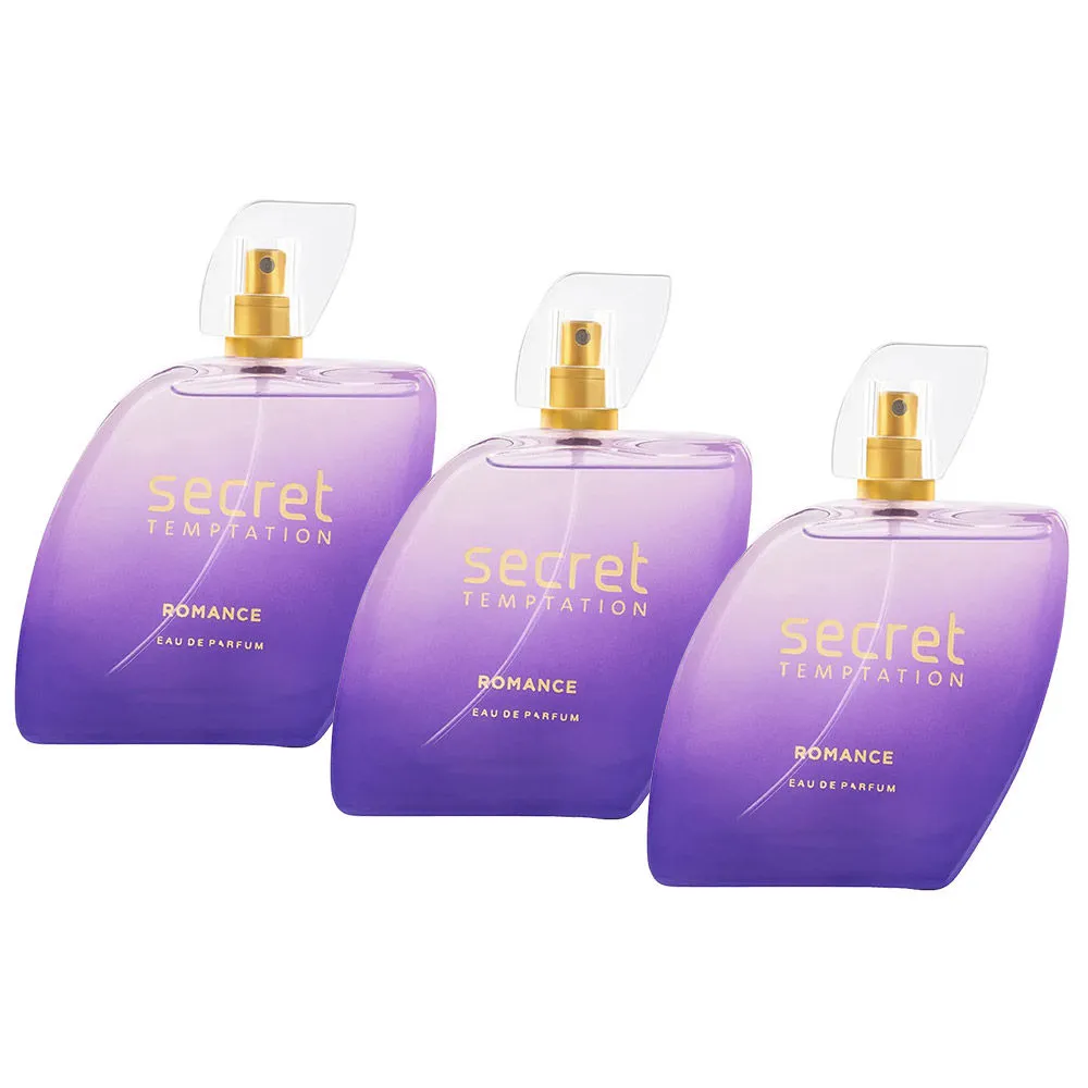 Secret Temptation Romance Perfume For Women (Pack Of 3)