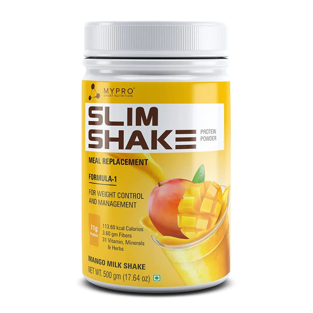 MYPRO SPORT NUTRITION Slim Shake Protein Powder-meal Replacement Shake - Mango