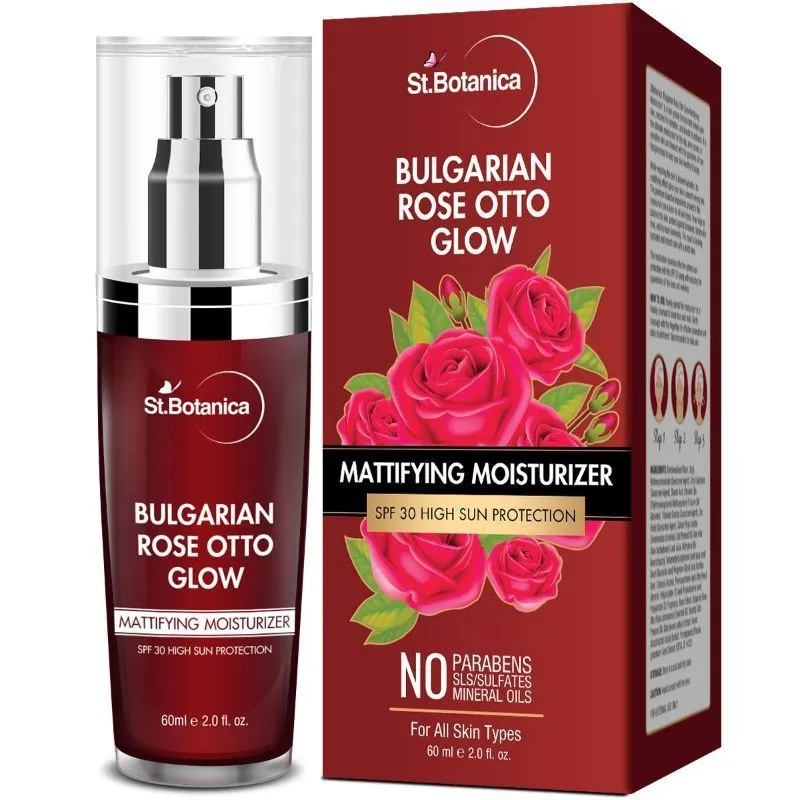 St.Botanica Bulgarian Rose Otto Glow Mattifying Moisturizer SPF 30