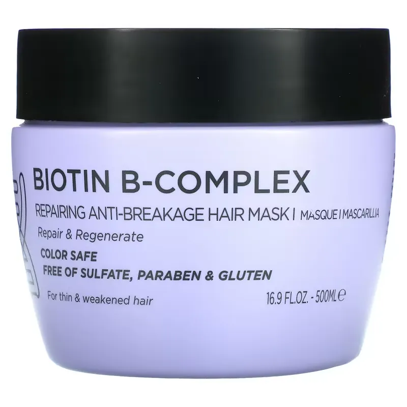 Biotin B-Complex, Repairing Anti-Breakage Hair Mask, 16.9 fl oz (500 ml)