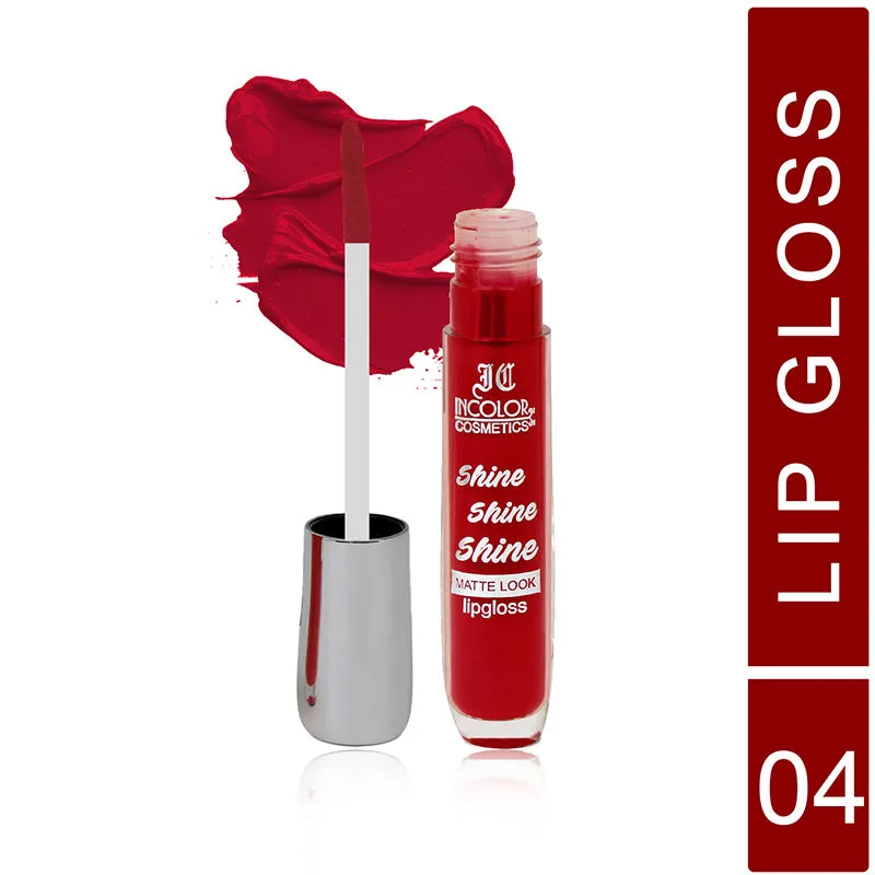 Incolor Shine Shine Shine Matte Lip Gloss - 4