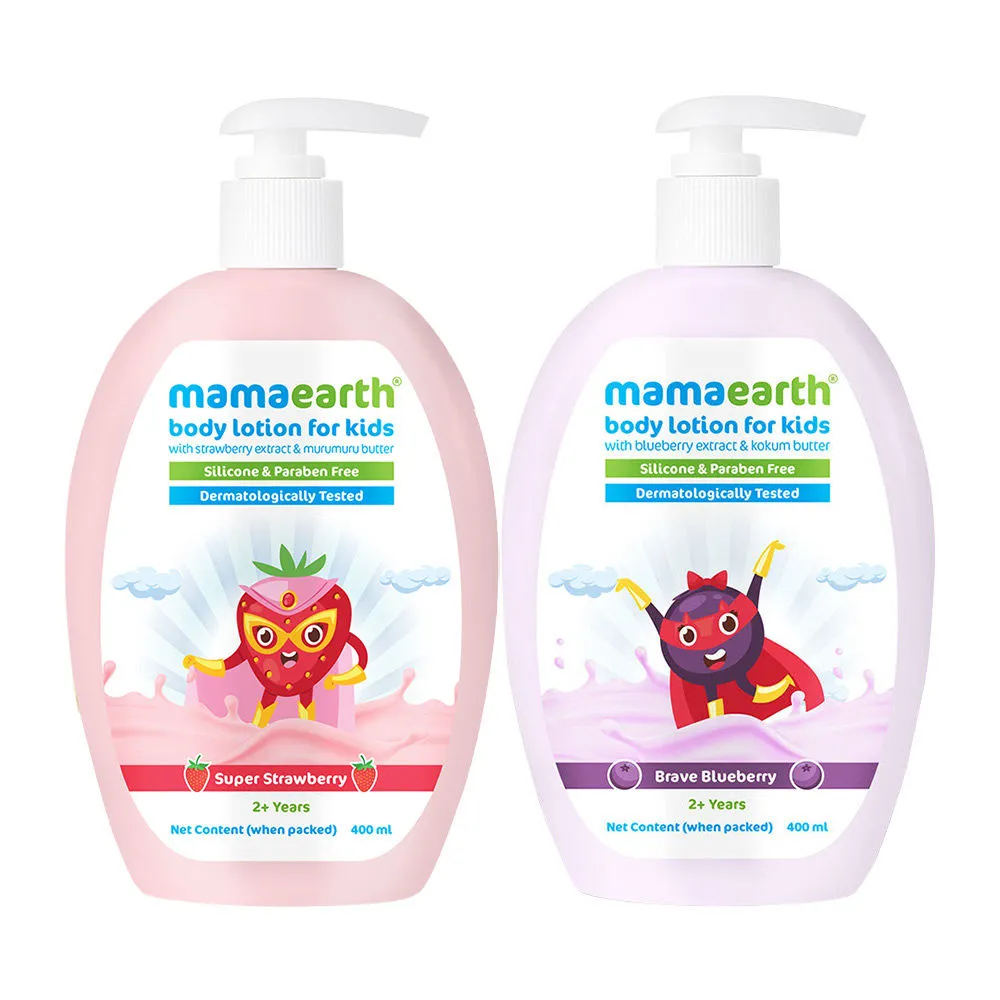 Mamaearth Fruit Delight Body Lotion For Kids - Pack Of 2