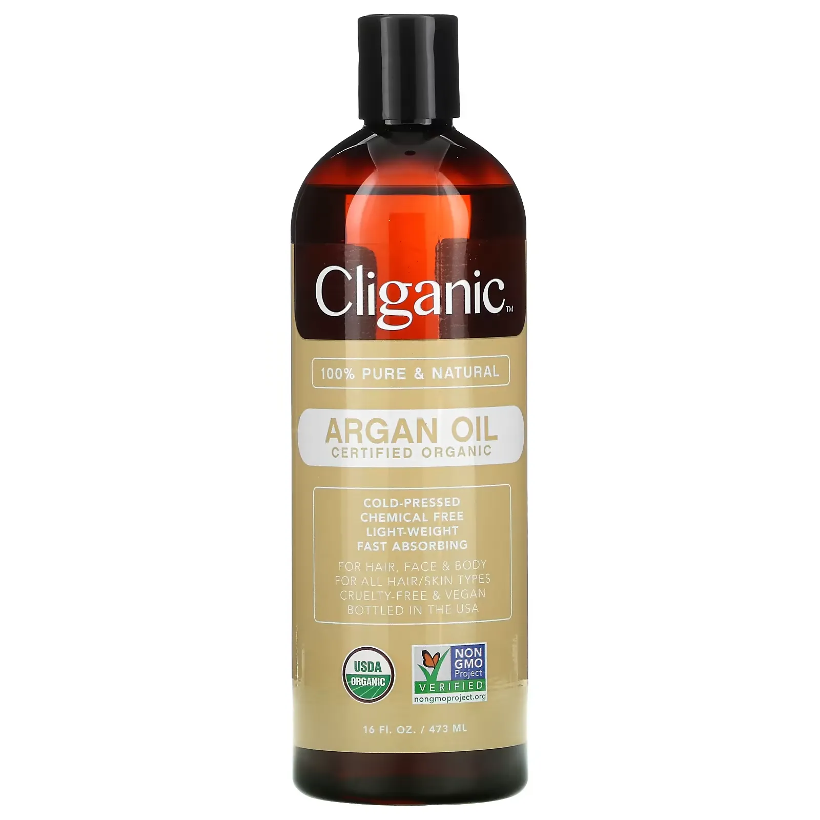 Organic Argan Oil, 16 fl oz (473 ml)