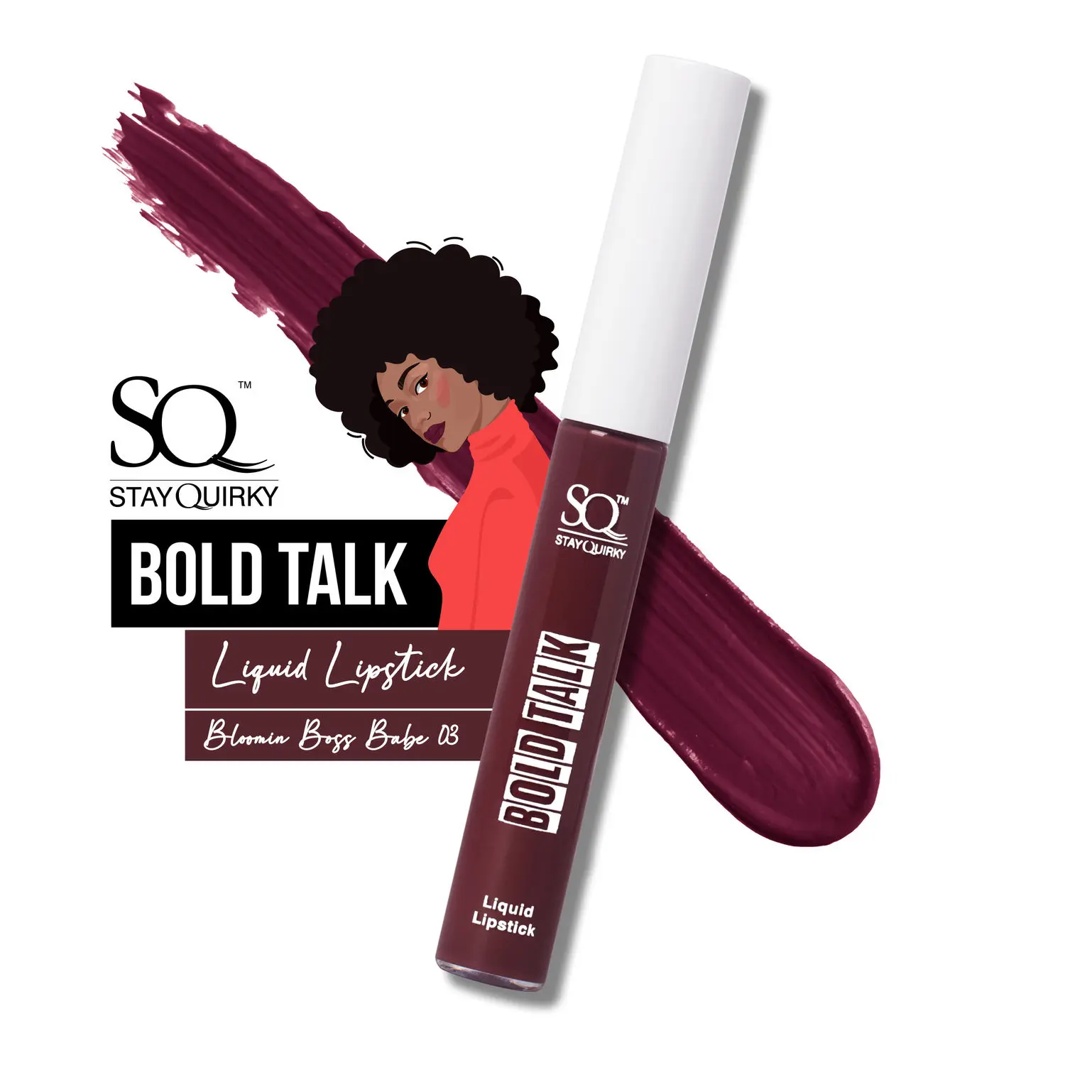 Stay Quirky Bold Talk Liquid Lipstick - Bloomin Boss Babe 03 (5.5 ml)