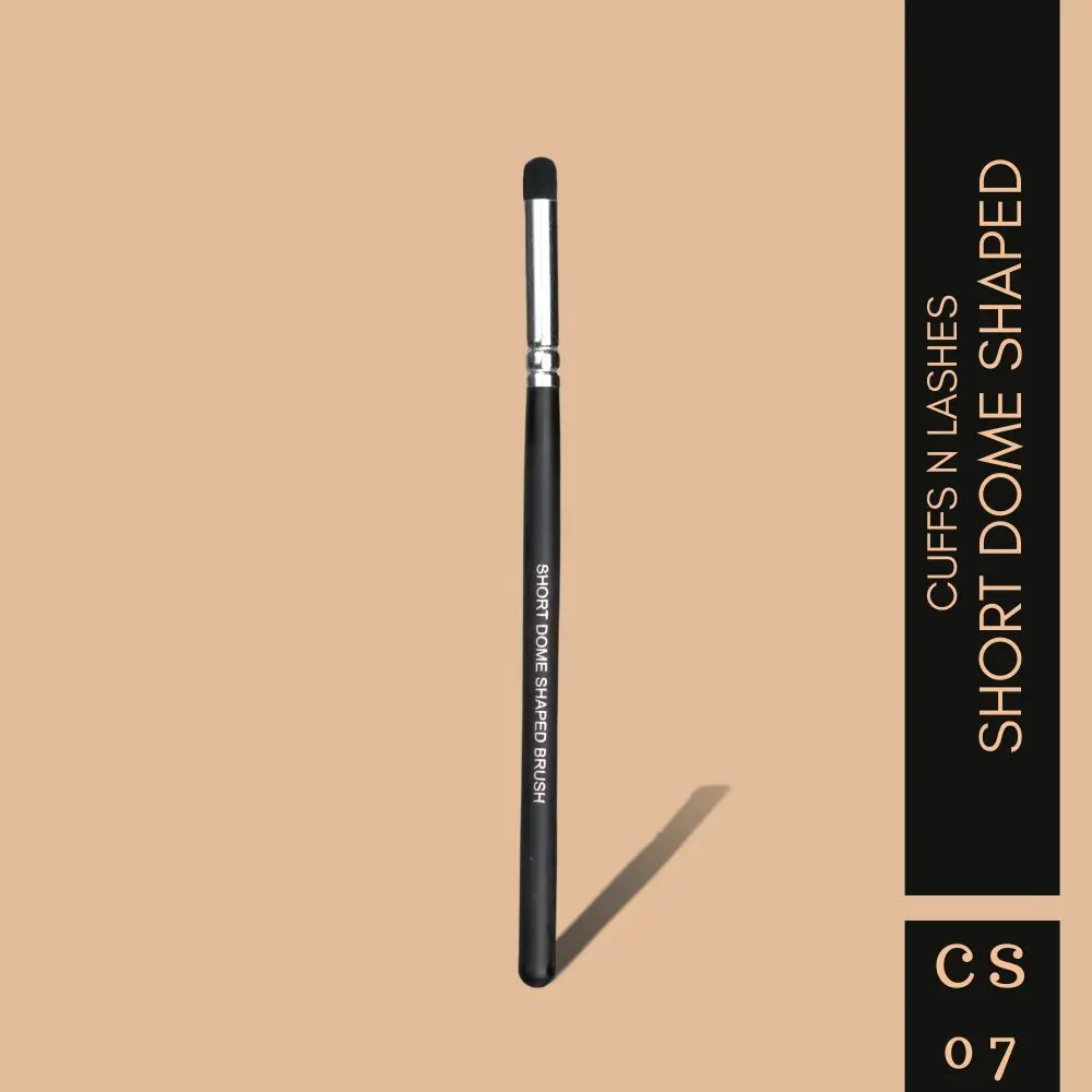 Cuffs N Lashes X Shystyles Makeup Brushes, CS07 Short Dome Shaped Brush