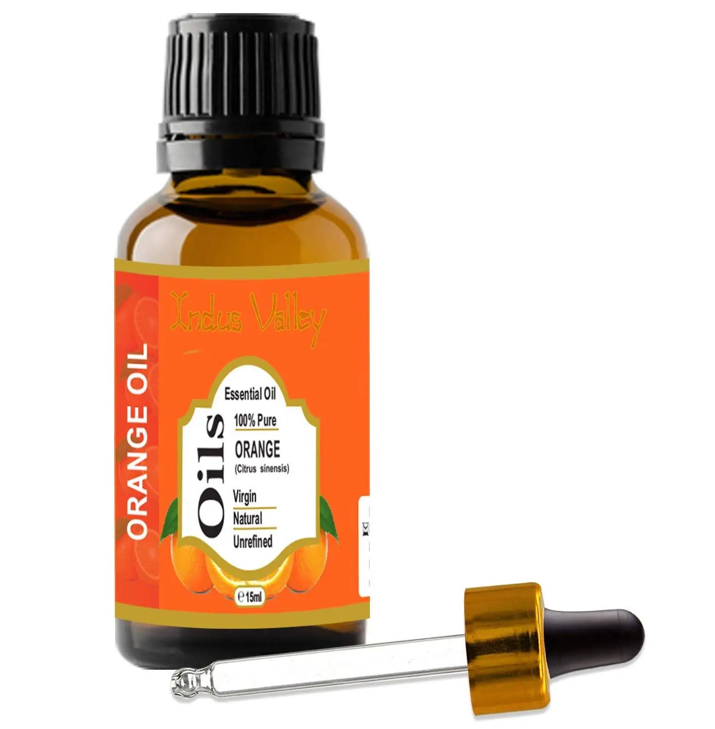 Indus Valley Bio Organic Orange Essential Oil (15 ml)