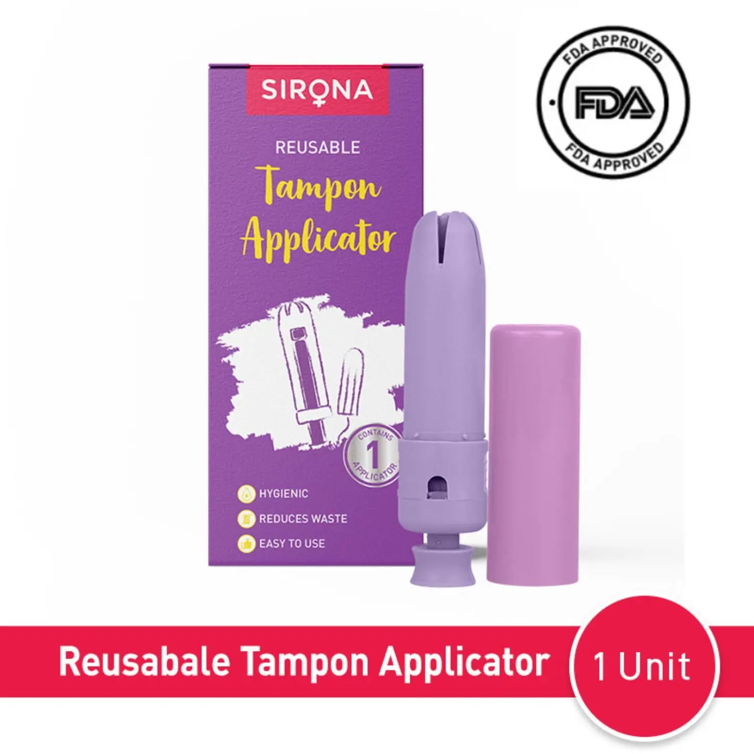 Sirona Reusable Applicator for Tampons