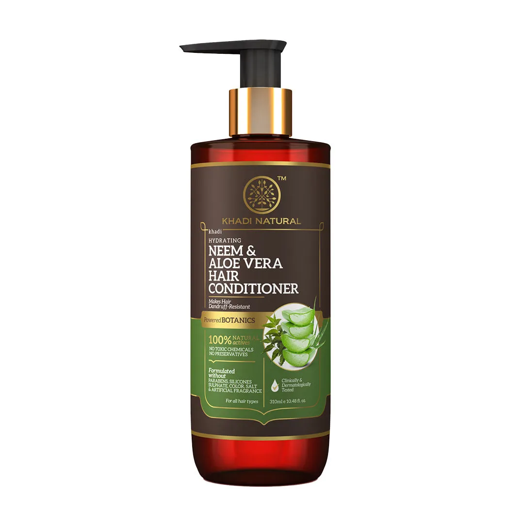 Khadi Natural Neem & Aloevera Hair Conditioner With Almond Oil & Heena- Powered Botanics