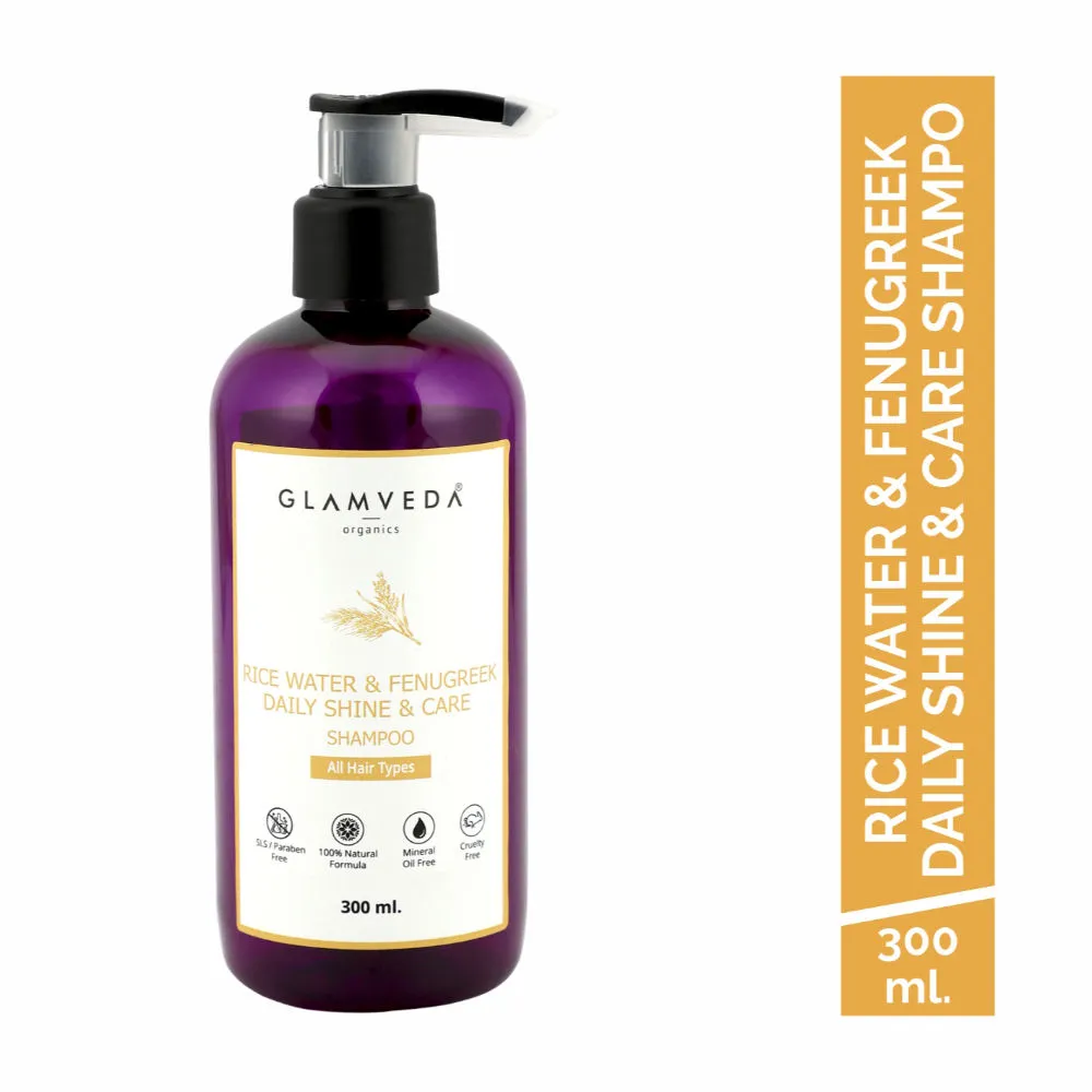 Glamveda Daily Shine Rice Water & Fenugreek Shampoo