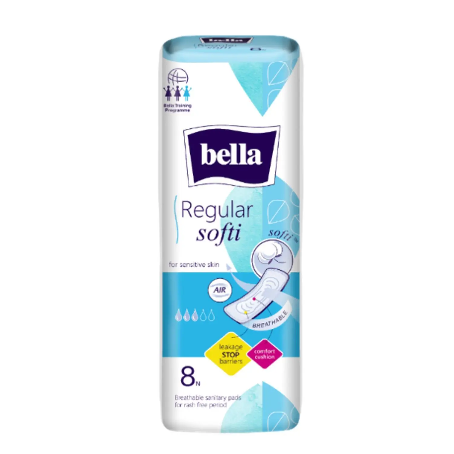 Bella Regular Softi Sanitary Pads 8 Pcs