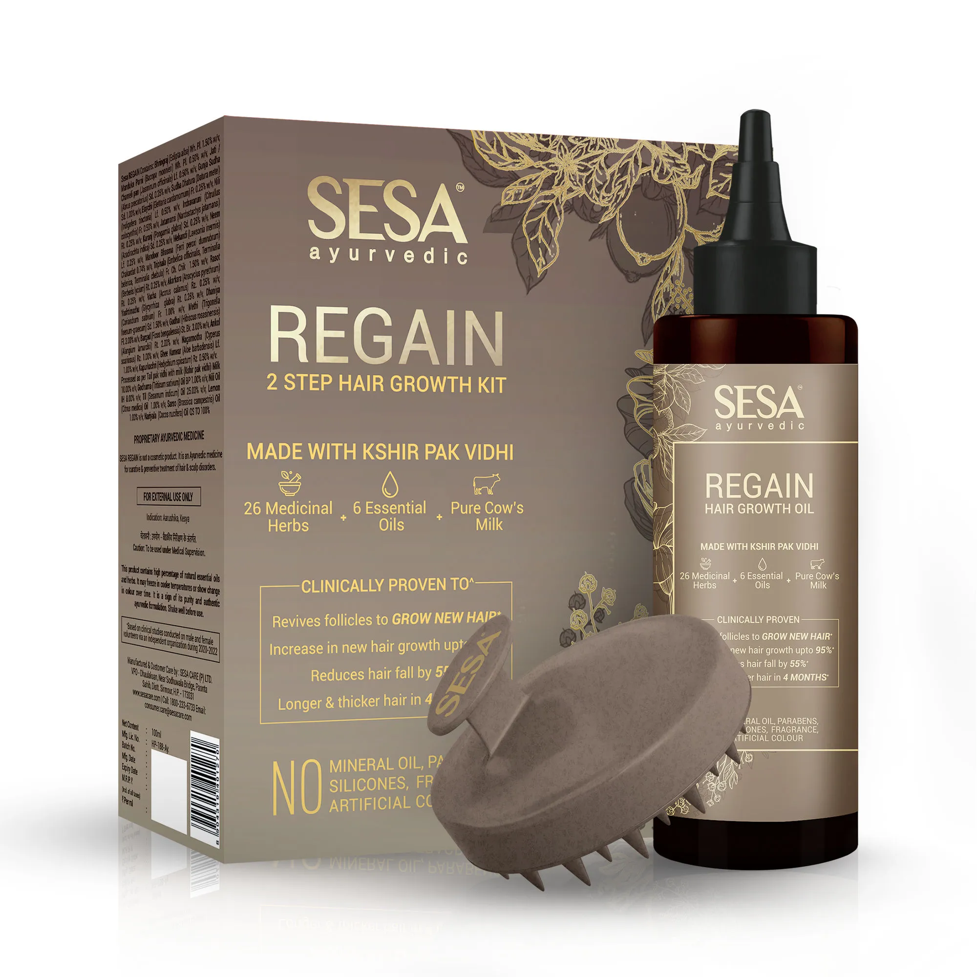 SESA Ayurvedic Regain 2 Step Hair Growth Kit