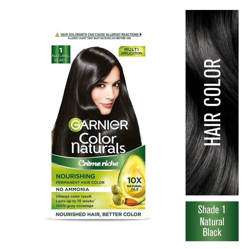 Garnier Color Naturals Creme Hair Color - 1 Natural Black