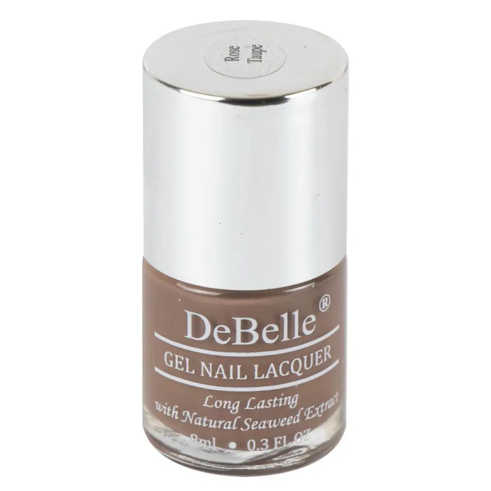 DeBelle Gel Nail Lacquer Glossy Rose Taupe - Dark Rose Mauve (8 ml)
