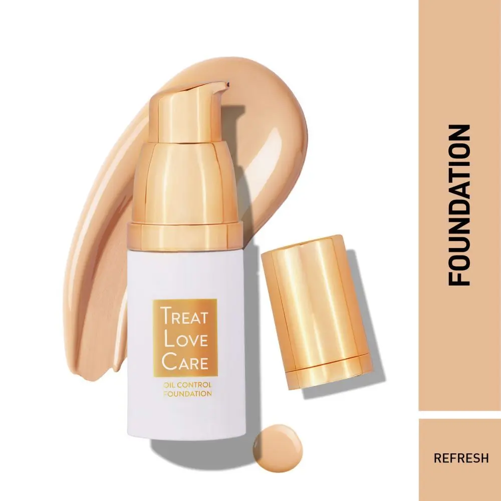 MyGlamm Treat Love Care Oil Control Foundation-Refresh-13.7ml