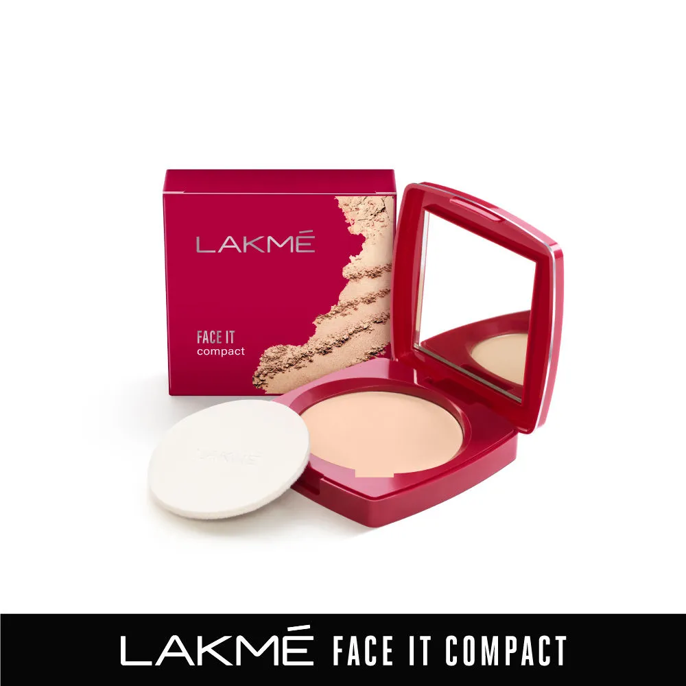 Lakme Face It Compact - Natural Shell