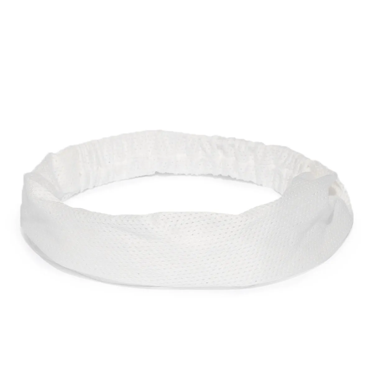 Toniq White Solid Hairband For Women