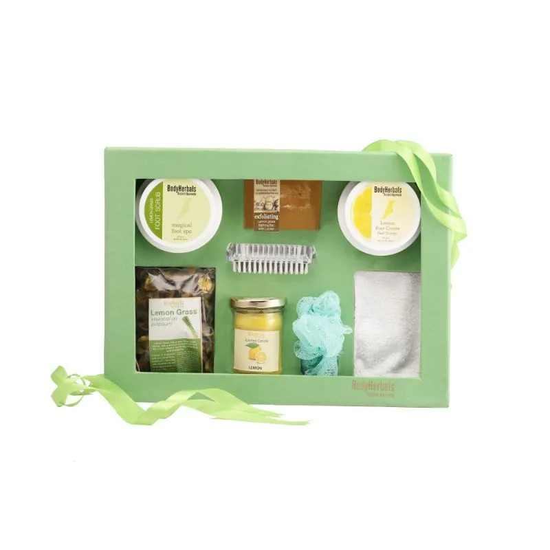 BodyHerbals Lemongrass Foot Spa Set