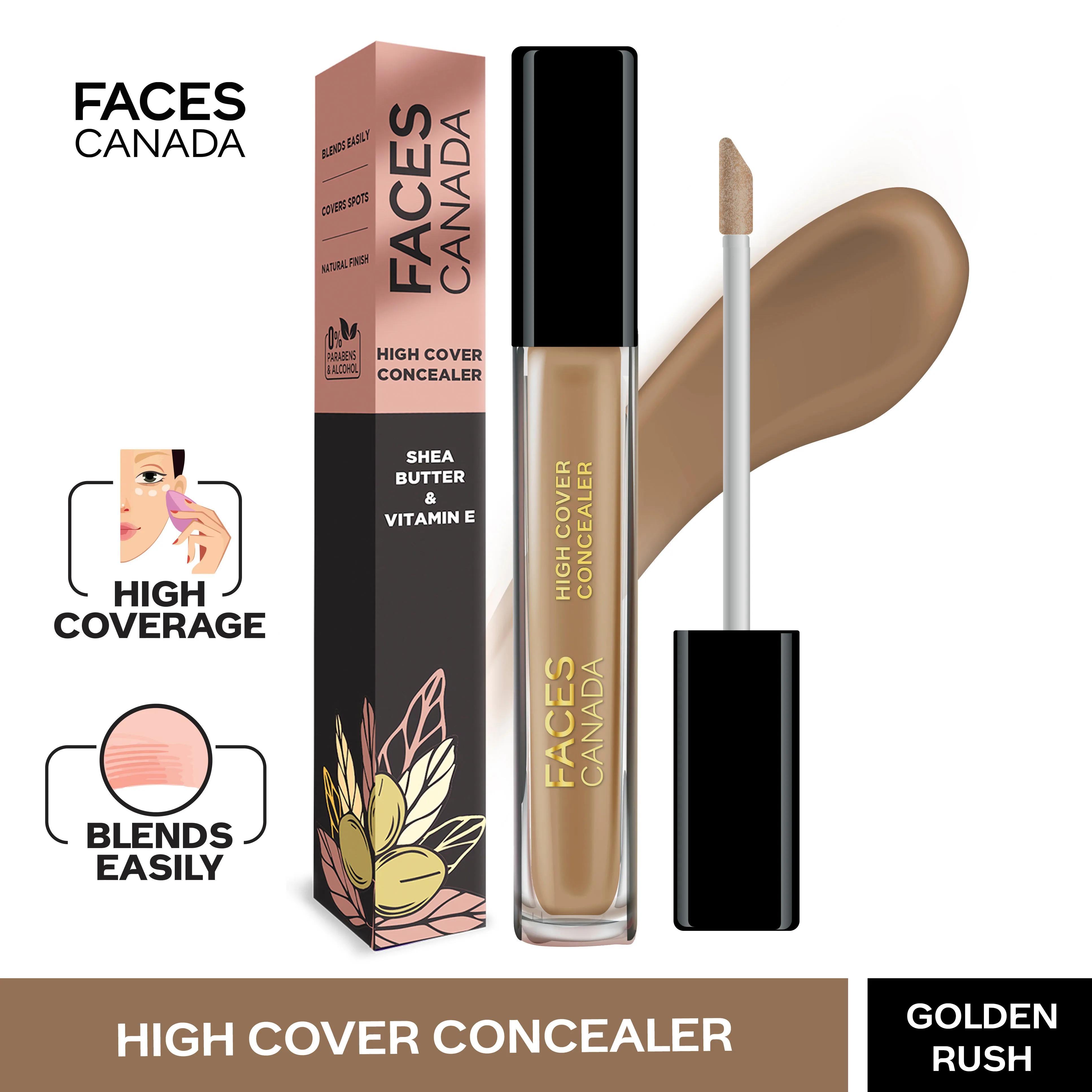 Faces Canada High Cover Concealer - Golden Rush 06