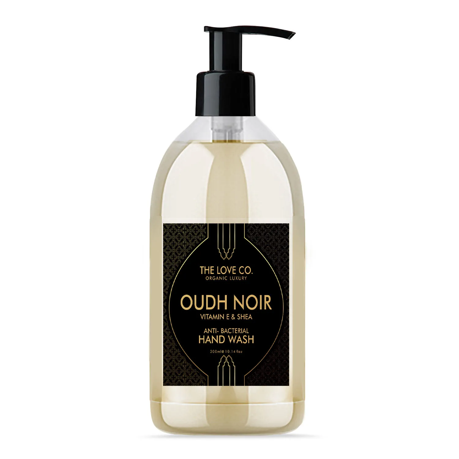 The Love Co. Liquid Hand Wash, Oud Noir Hand Wash For Soft, Moisturized Hand