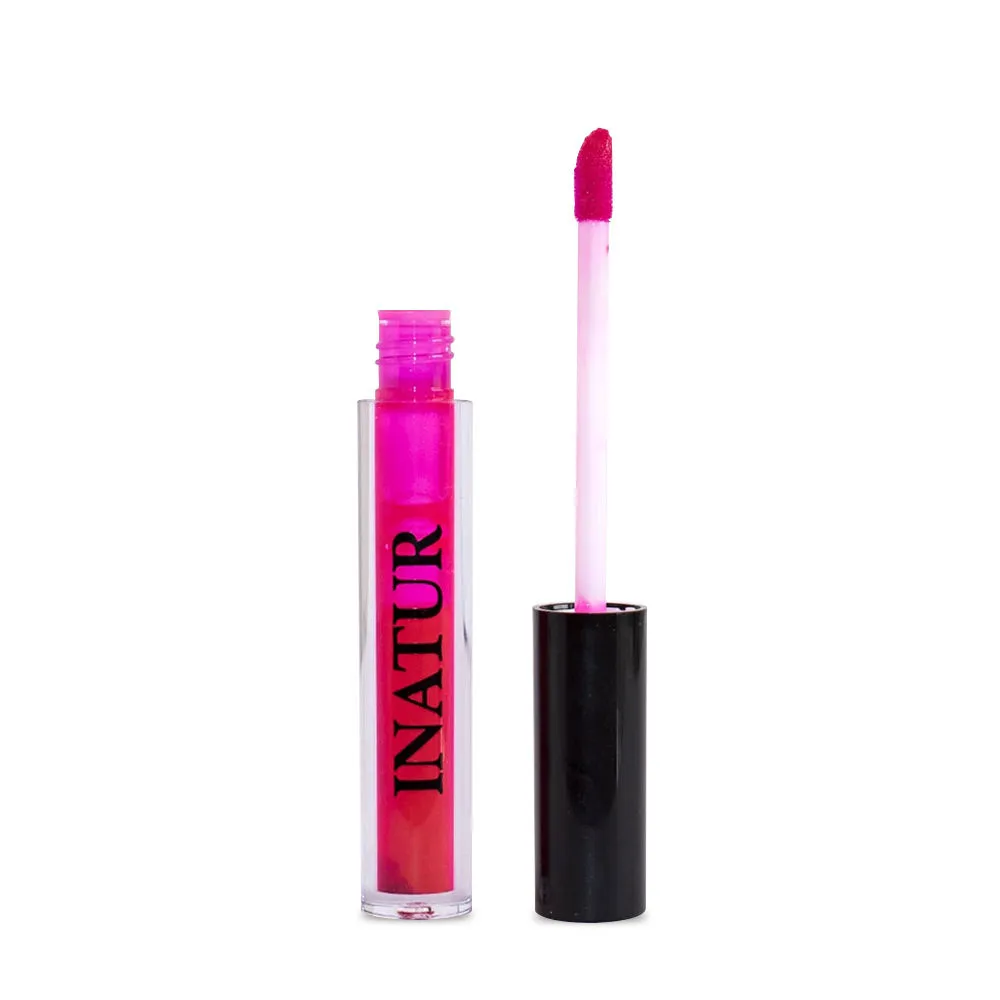 Inatur Lip Gloss - Glam Pink