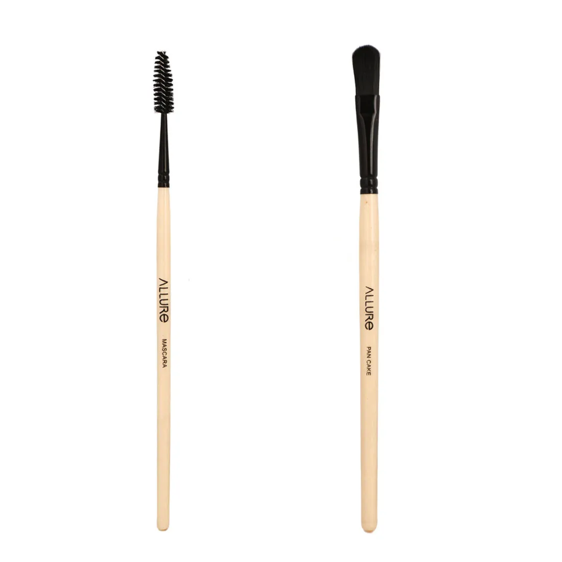 Allure Classic Mascara Brush & Pan Cake Brush Combo