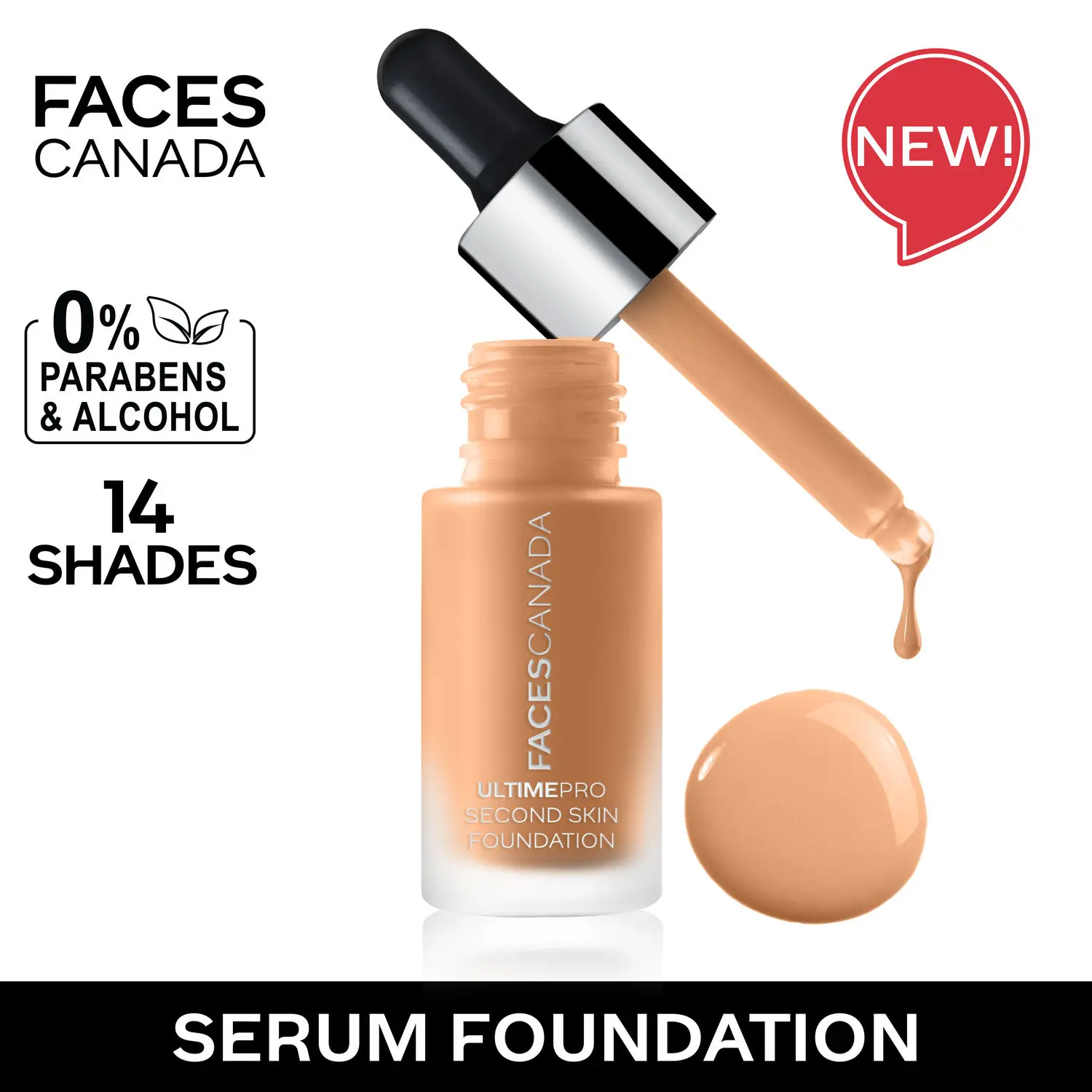 Faces Canada UltimePro Second Skin Foundation Absolute Ivory 012 (15 ml)