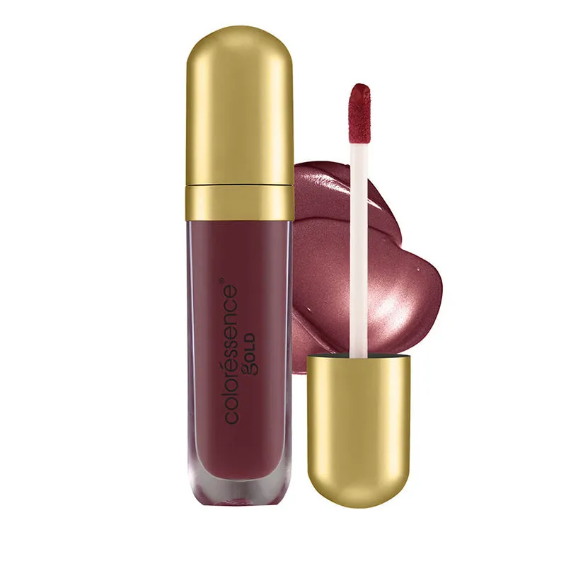 Coloressence Semi Matte Liquid Lipstick Soft Velvet Longstay Waterproof Lip Color, Brown Town