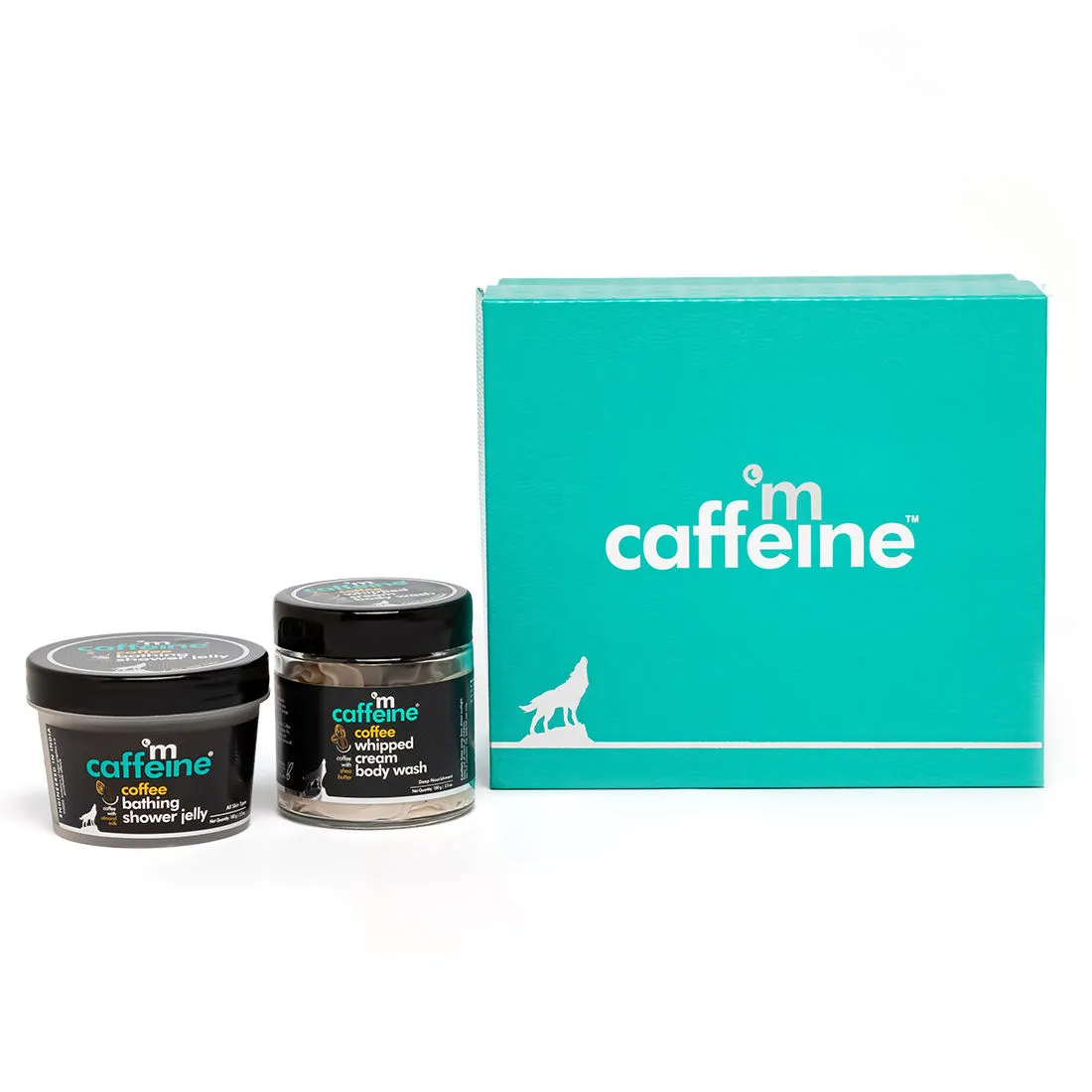 MCaffeine Coffee Shower Play Gift Kit - Coffee Shower Jelly & Whipped Cream Shea Butter Body Wash