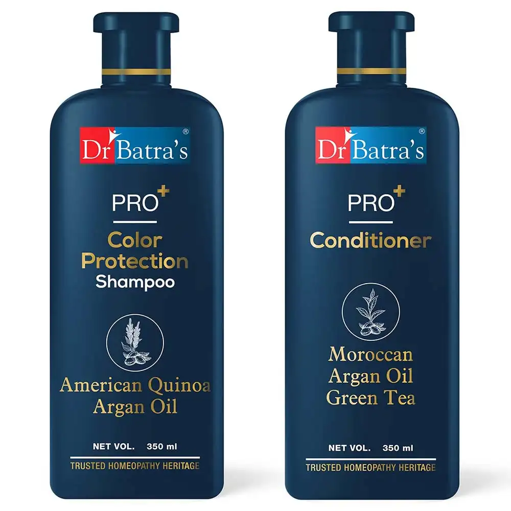 Dr Batra's Pro+ Color Protection Shampoo & Conditioner Combo,  2 Piece(s)/Pack  for Colour Treated Hair