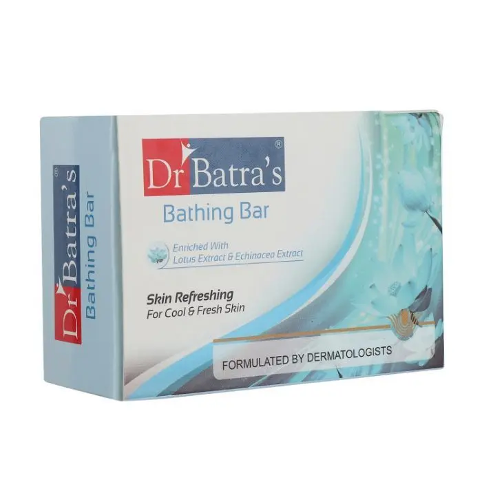 Dr Batra's Bathing Bar Skin Refreshing For Cool & Fresh Skin Enriched With Lotus Extract & Echinacea Extract - 125 gm